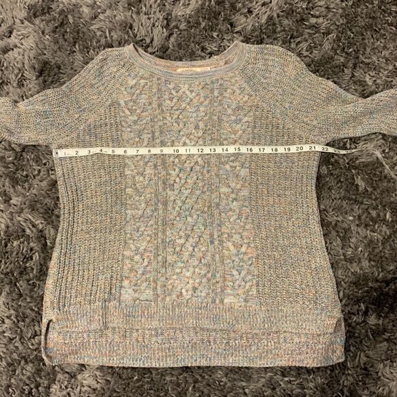 $5 ADD ON ITEM Faded glory knit Multicolor sweater sz … - Picture 2 of 11
